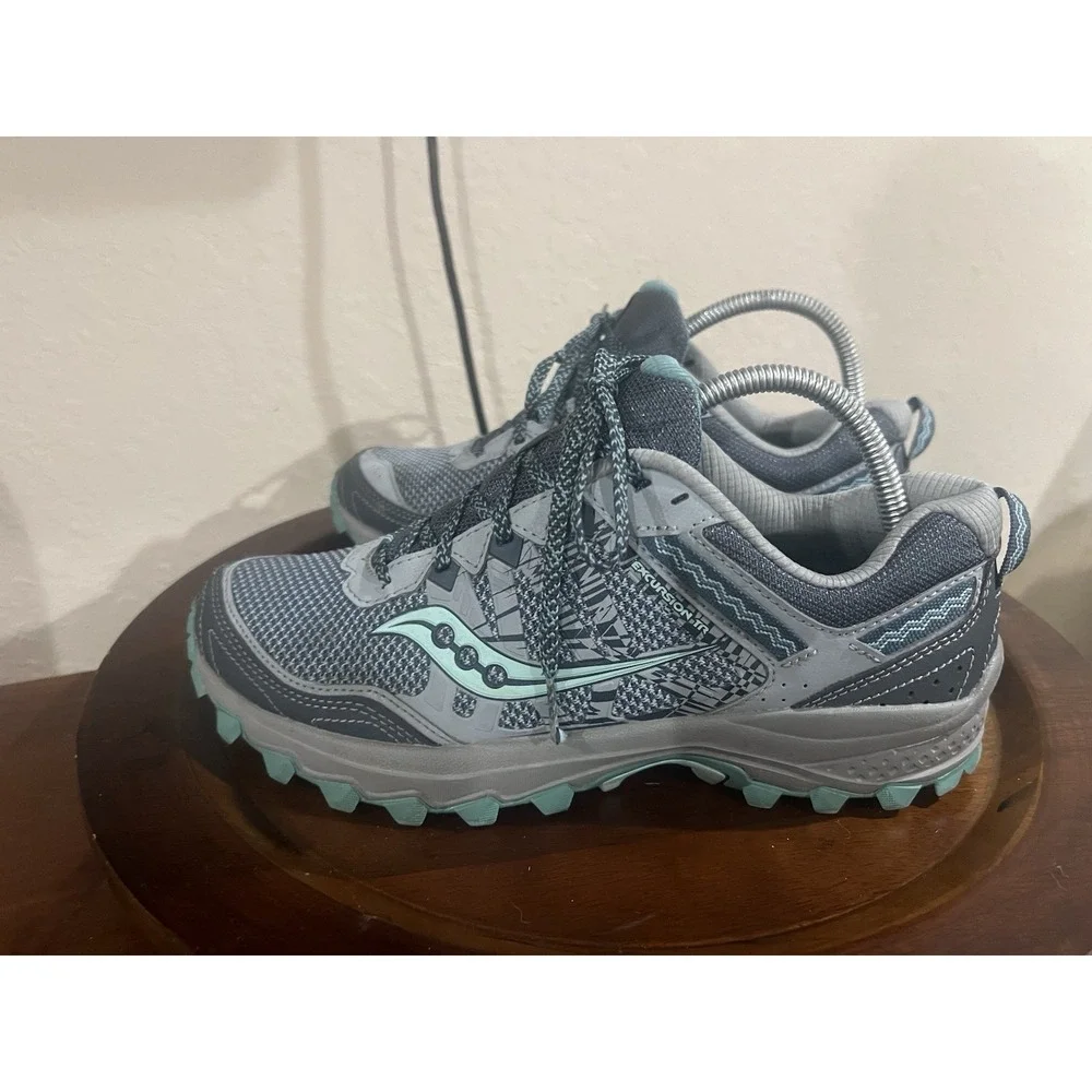 Saucony Grid Excursion TR12 Womens  9.5 Blue‎ Athletic Running Shoes Sneakers